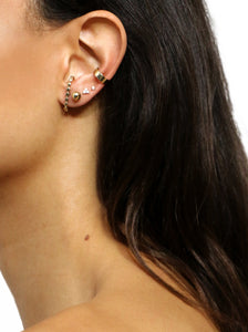 Thick Gold Cuff Earring