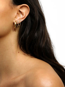 Gold Bubbles Medium Earrings