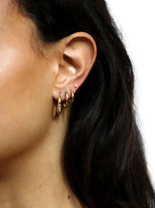 Gold Hoop Medium Earrings
