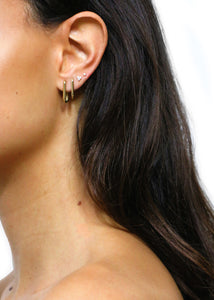 Gold Hook Small Earrings