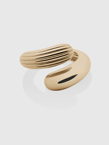 Chunky Gold Arch Ring