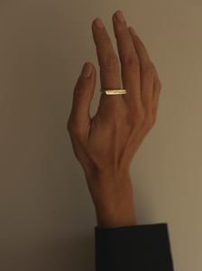 Chunky Gold Square Ring