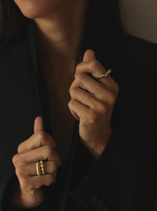 Chunky Gold Square Ring