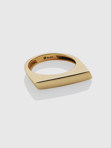Chunky Gold Square Ring