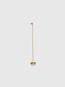 Globe Gold Chain Earring