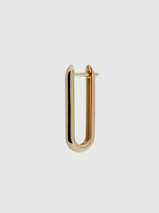 Gold Hook Square Earring