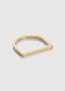 Gold Square Ring