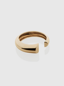 Gold Angular Open Ring