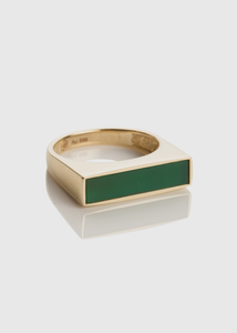 Jade Baguette Ring