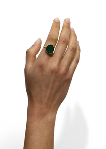 Jade Circle Ring