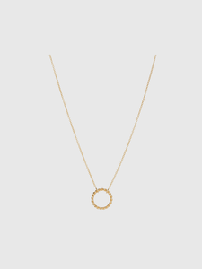 Open Circle Gold Necklace