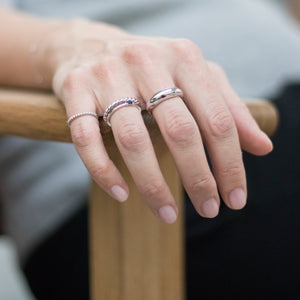 Thin Gold Twist Ring