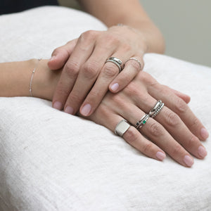 Gold Ring With Emerald Baguette