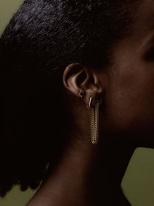 Thick Gold Cuff Earring
