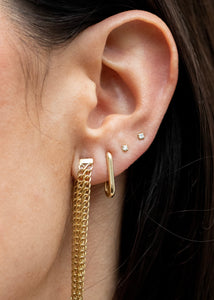 Gold Hook Small Earrings