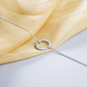 Open Circle Gold Bracelet
