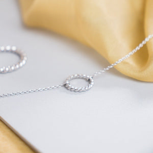 Open Circle Gold Bracelet