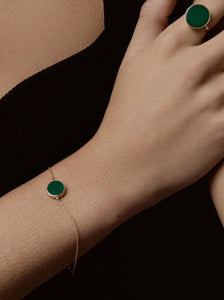 Jade Gold Bracelet