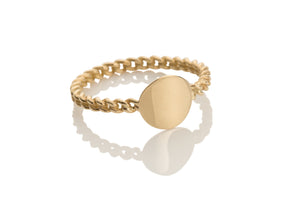 Amsterdam 8 karaat gouden ring dames Aynur Abbott